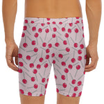 Cartoon Lollipop Pattern Print Men's Long Boxer Briefs