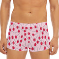 Cartoon Lollipop Pattern Print Men's Short Boxer Briefs