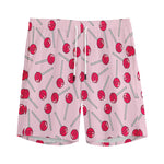 Cartoon Lollipop Pattern Print Men's Sports Shorts