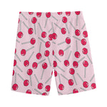 Cartoon Lollipop Pattern Print Men's Sports Shorts