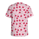 Cartoon Lollipop Pattern Print Men's Sports T-Shirt