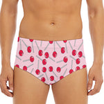 Cartoon Lollipop Pattern Print Men's Triangle Swim Briefs