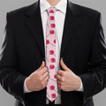 Cartoon Lollipop Pattern Print Necktie