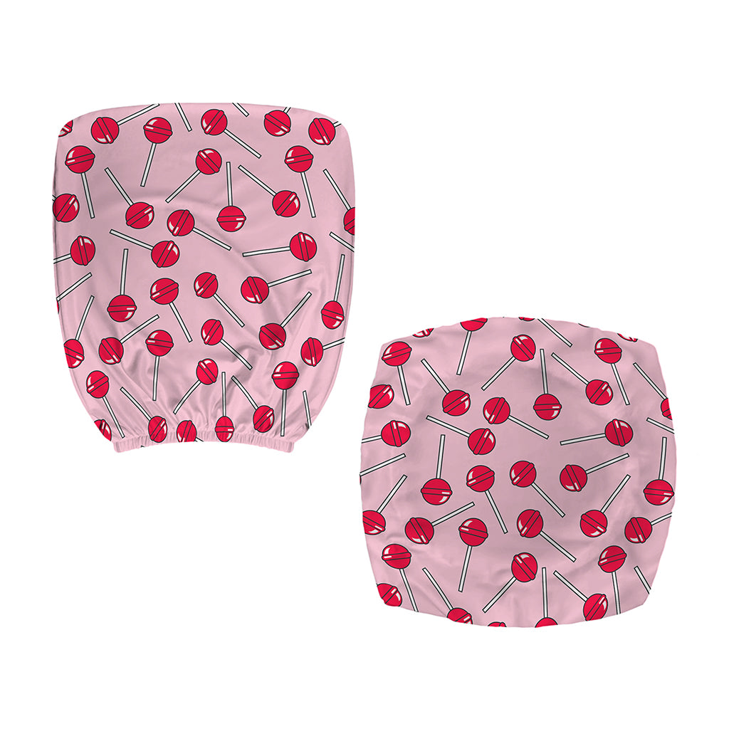 Cartoon Lollipop Pattern Print Office Chair Cover