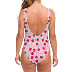 Cartoon Lollipop Pattern Print One Piece Swimsuit