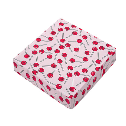 Cartoon Lollipop Pattern Print Outdoor Seat Cushion Cover