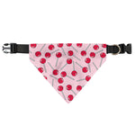 Cartoon Lollipop Pattern Print Over The Collar Dog Bandana