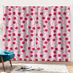 Cartoon Lollipop Pattern Print Pencil Pleat Curtains
