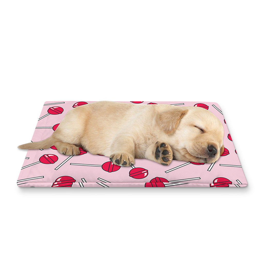 Cartoon Lollipop Pattern Print Pet Cooling Mat Cover