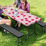 Cartoon Lollipop Pattern Print Picnic Table Cover
