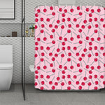 Cartoon Lollipop Pattern Print Polyester Shower Curtain