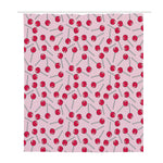 Cartoon Lollipop Pattern Print Polyester Shower Curtain