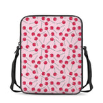 Cartoon Lollipop Pattern Print Rectangular Crossbody Bag