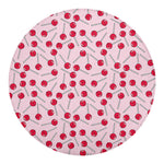 Cartoon Lollipop Pattern Print Round Blanket