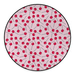 Cartoon Lollipop Pattern Print Round Floor Mat