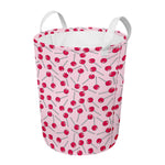 Cartoon Lollipop Pattern Print Round Laundry Basket