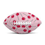 Cartoon Lollipop Pattern Print Rugby Ball