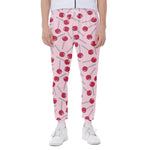 Cartoon Lollipop Pattern Print Scuba Joggers