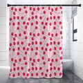 Cartoon Lollipop Pattern Print Shower Curtain