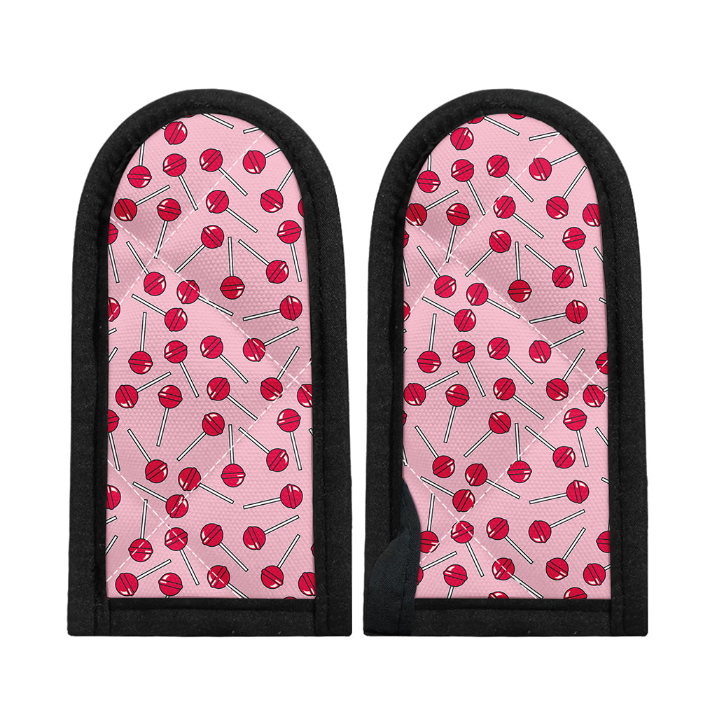 Cartoon Lollipop Pattern Print Skillet Handle Cover