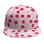 Cartoon Lollipop Pattern Print Snapback Cap