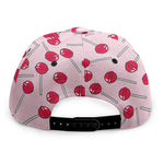 Cartoon Lollipop Pattern Print Snapback Cap
