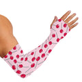 Cartoon Lollipop Pattern Print Sun Protection Arm Sleeves