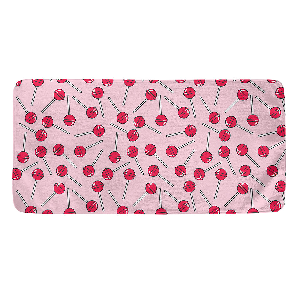 Cartoon Lollipop Pattern Print Towel