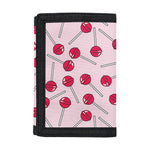 Cartoon Lollipop Pattern Print Trifold Wallet