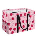 Cartoon Lollipop Pattern Print Utility Tote Bag
