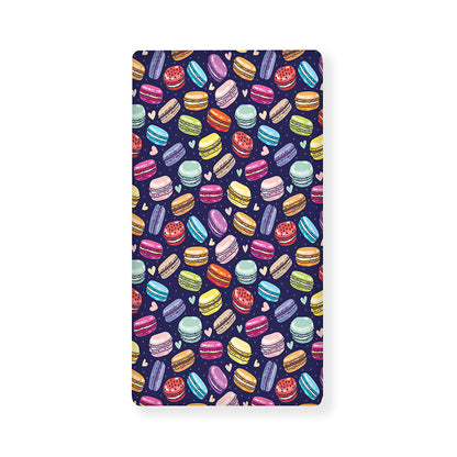 Cartoon Macaron Pattern Print Baby Crib Sheet