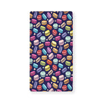 Cartoon Macaron Pattern Print Baby Crib Sheet