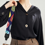 Cartoon Macaron Pattern Print Bag Strap