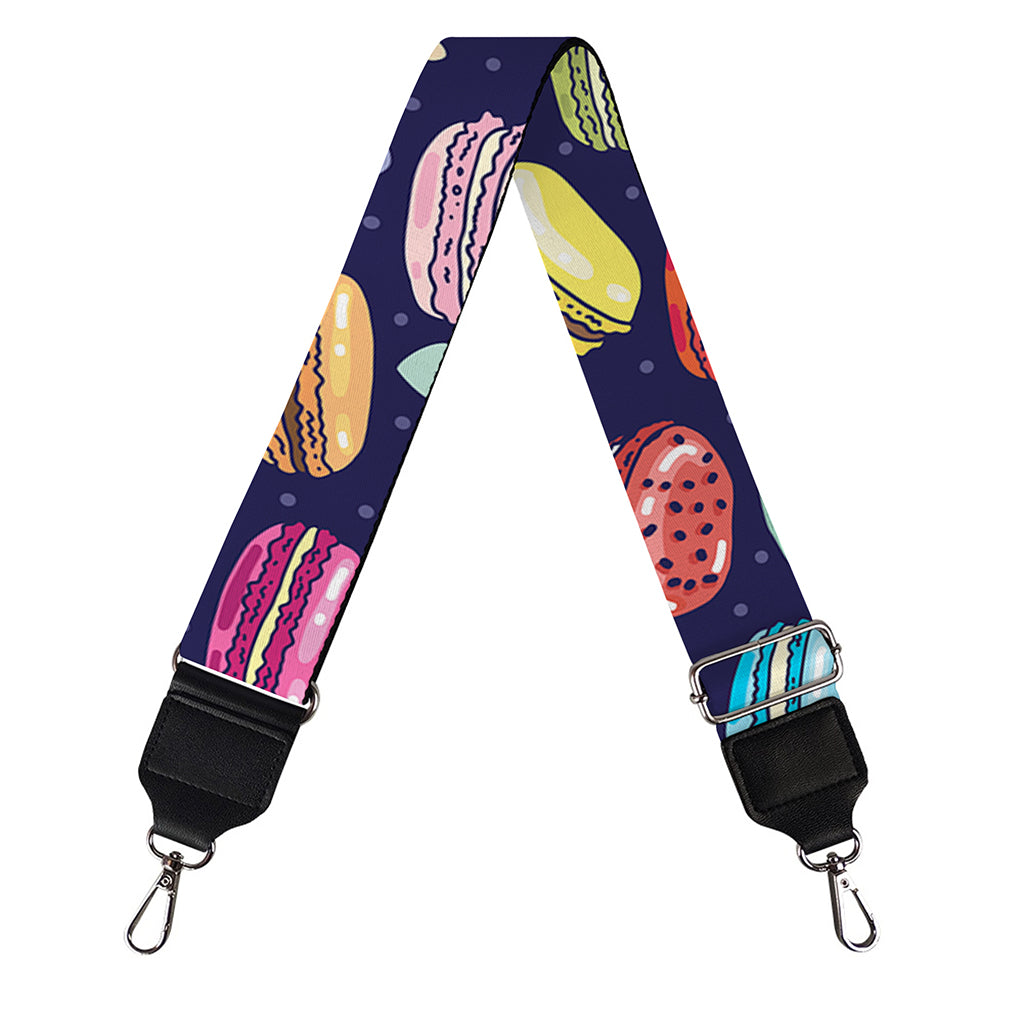 Cartoon Macaron Pattern Print Bag Strap