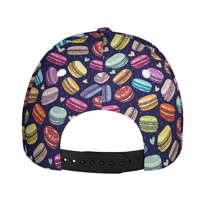 Cartoon Macaron Pattern Print Baseball Cap