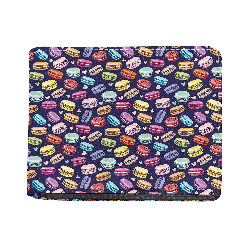 Cartoon Macaron Pattern Print Bifold Wallet