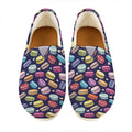 Cartoon Macaron Pattern Print Casual Shoes