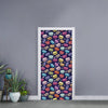 Cartoon Macaron Pattern Print Door Sticker