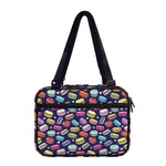 Cartoon Macaron Pattern Print Double Strap Bible Bag