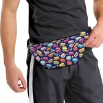 Cartoon Macaron Pattern Print Fanny Pack