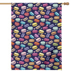 Cartoon Macaron Pattern Print House Flag