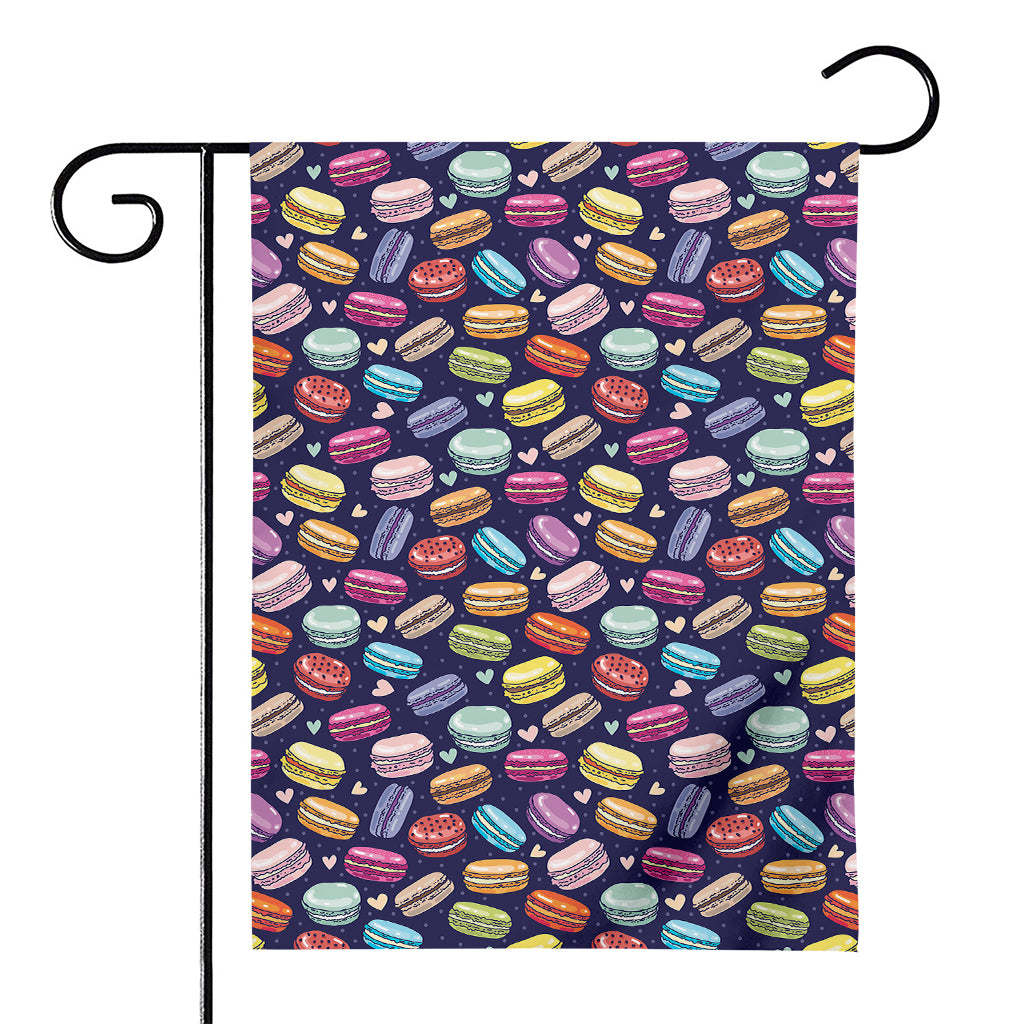 Cartoon Macaron Pattern Print House Flag