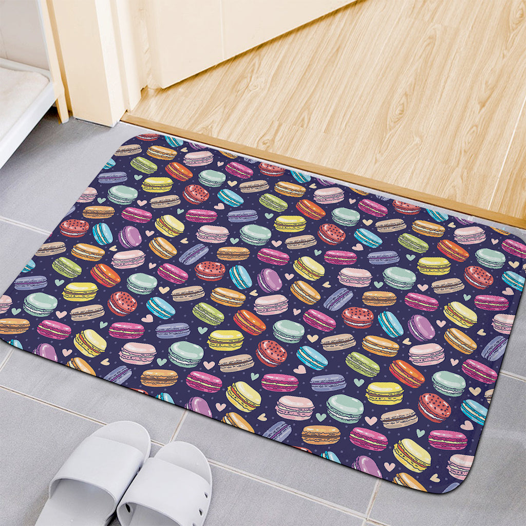Cartoon Macaron Pattern Print Indoor Door Mat