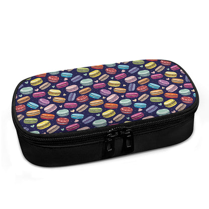 Cartoon Macaron Pattern Print Insulin Cooler Travel Case