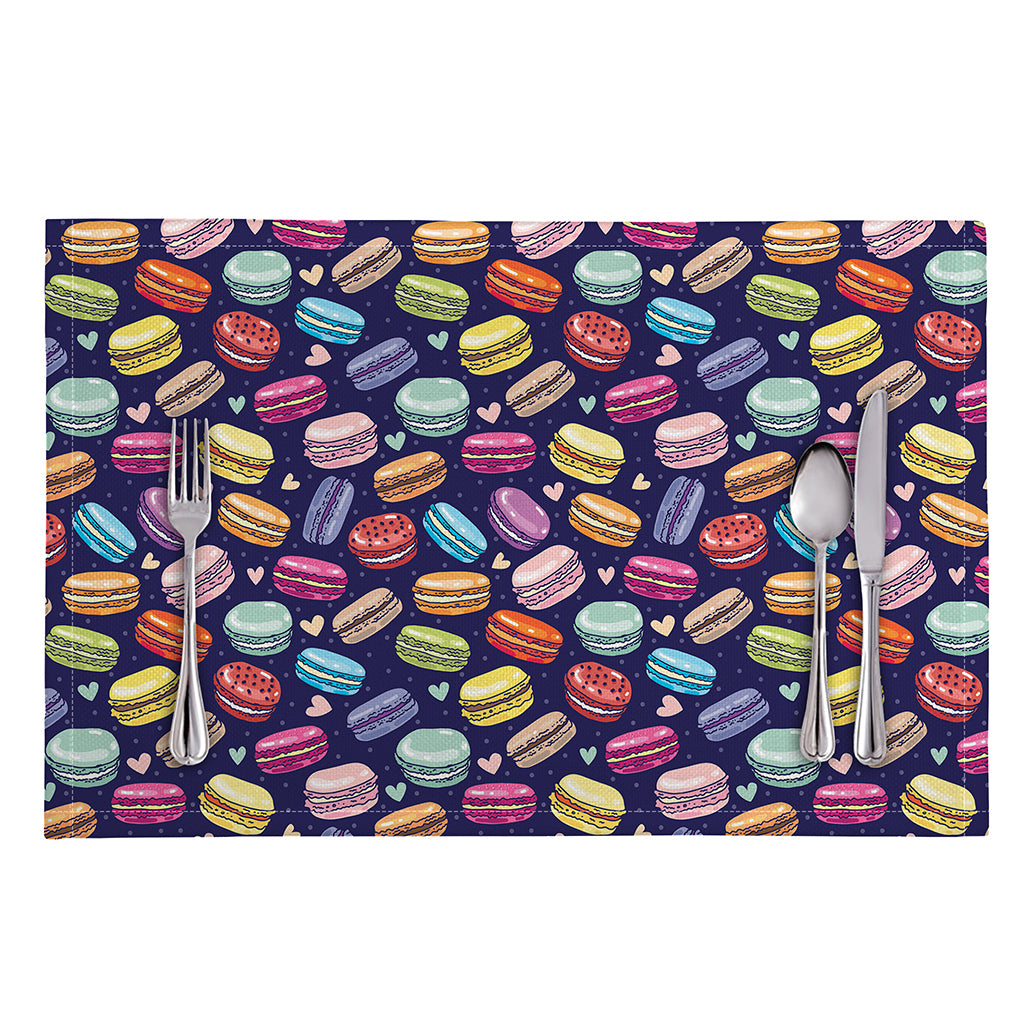 Cartoon Macaron Pattern Print Placemat