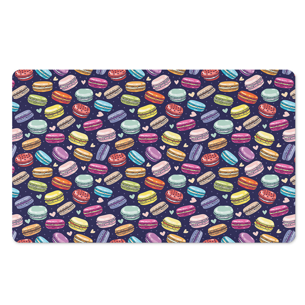 Cartoon Macaron Pattern Print Polyester Doormat