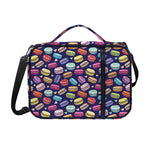 Cartoon Macaron Pattern Print Shoulder Strap Bible Bag