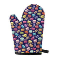 Cartoon Macaron Pattern Print Single Oven Mitt