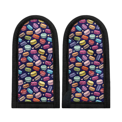 Cartoon Macaron Pattern Print Skillet Handle Cover