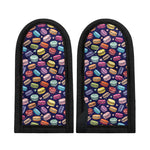Cartoon Macaron Pattern Print Skillet Handle Cover